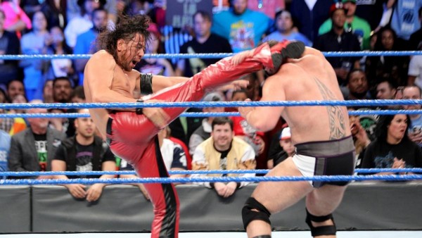 中邑がAJへキンシャサ葬を予告!ヒデオがメタリックと遺恨勃発【WWE】