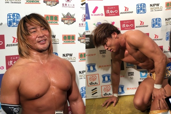 棚橋弘至がMSGを感じるアノ技で『パパわる』対決を制す!飯伏幸太がザックに完敗!