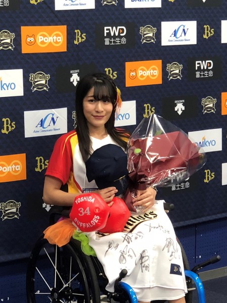 「西武の勝利が原動力に!」仮面女子、猪狩ともかがオリックス戦前に会見