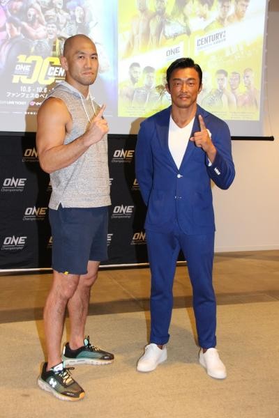 秋山成勲と岡見勇信『ONE』イベントに登壇「欧米にはないスタイル」と熱弁!