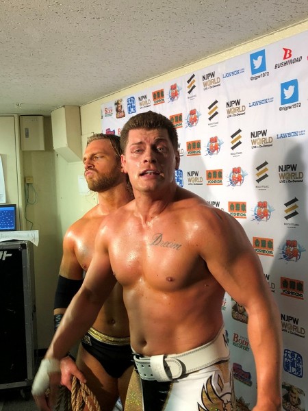 Codyがヤングバックスとの自主興行で、あのNWA世界ヘビー級王座を奪取!