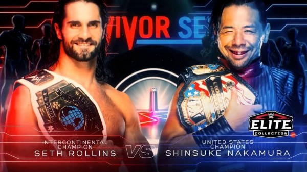 WWEサバイバーシリーズでロウとスマックダウンが全面対決!中邑はロリンズと対戦!