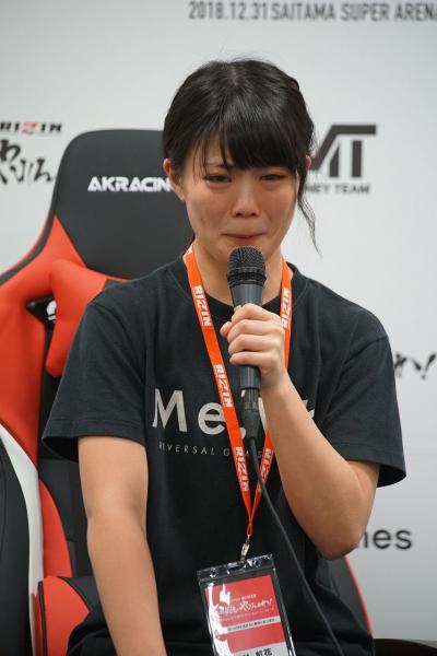 【RIZIN】“最強の地下アイドル“川村虹花、熱望したRIZINのリングに散るも「絶対に戻ってきます」