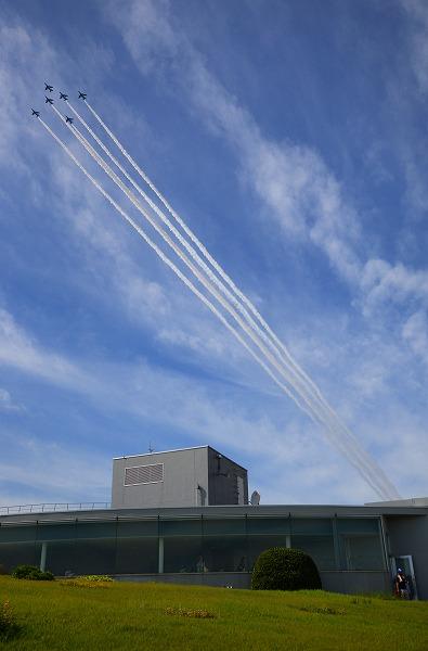 「海フェスタにいがた」でブルーインパルスが展示飛行を披露